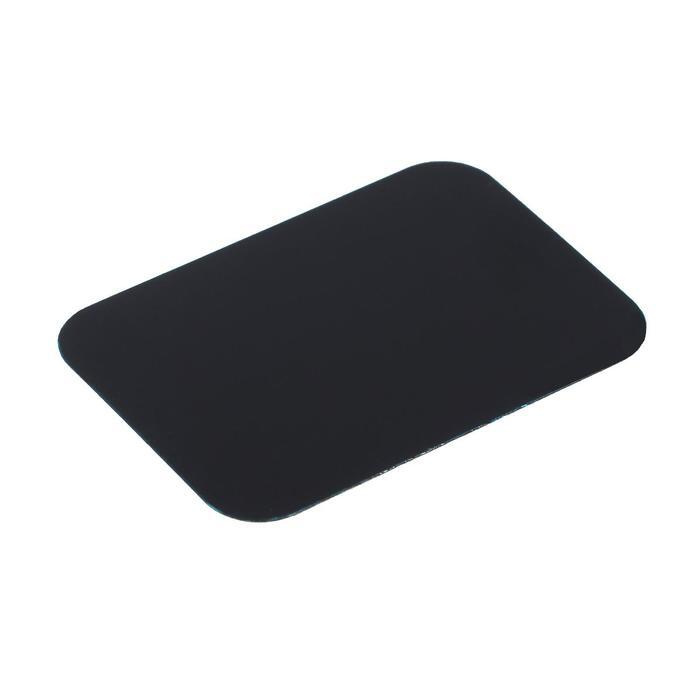 Cartage, Пластина для магнитных держателей, 4.5х6.5 см, самоклеящаяся, черная, 9 штук в упаковке  #1
