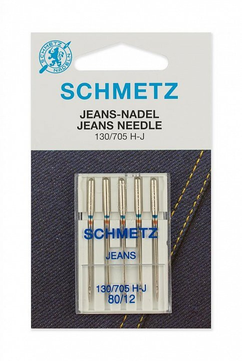 Иглы для джинсы SCHMETZ №80 5 шт./в уп. арт. 22:30.FB2.VCS #1