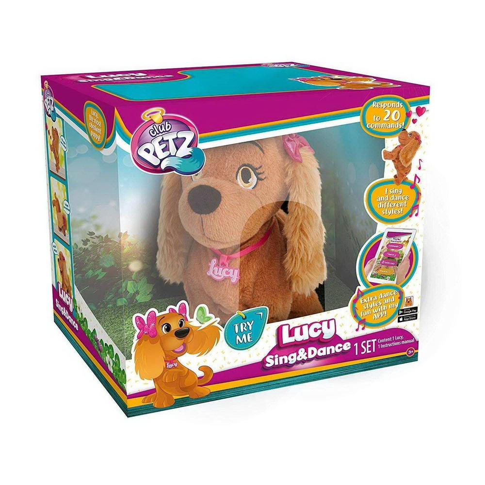 Игрушка интерактивная IMC Toys Club Petz Собака Lucy Sing and Dance, интерактивная (выполняет 20 команд, #1