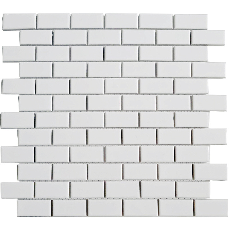 Мозаика Brickbond Glossy White #1