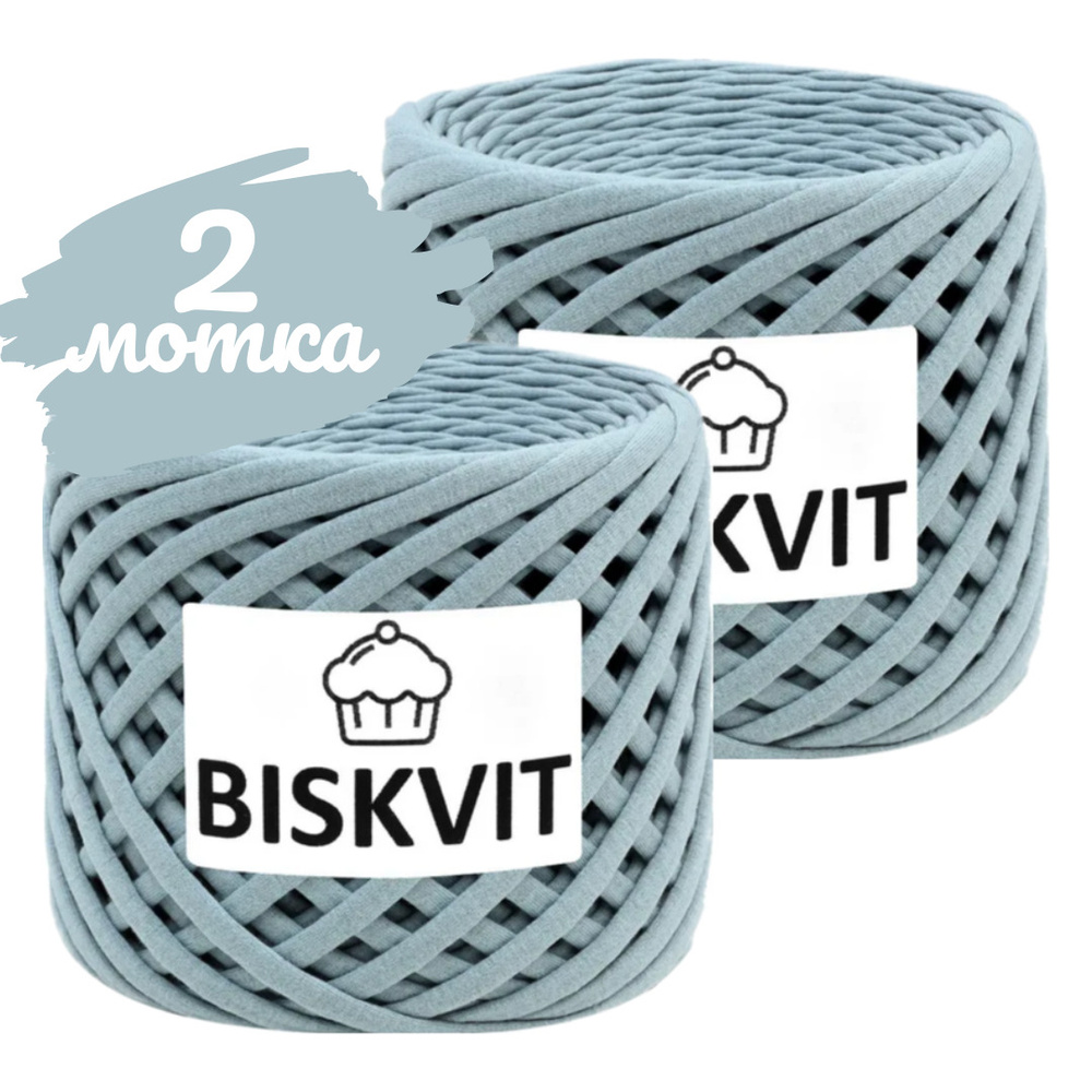 Трикотажная пряжа Biskvit стокгольм, 100м., лицевая,2шт. (бисквит)  #1