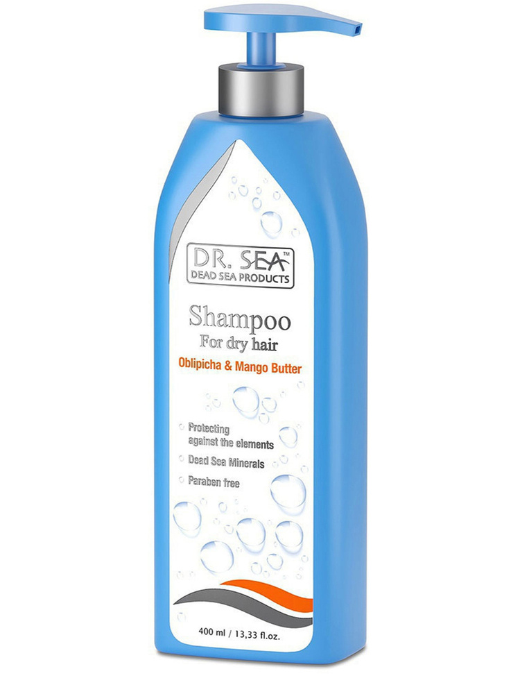 Dr. Sea / Восстанавливающий шампунь для ломких и поврежденных волос с маслом облепихи и экстрактом манго #1