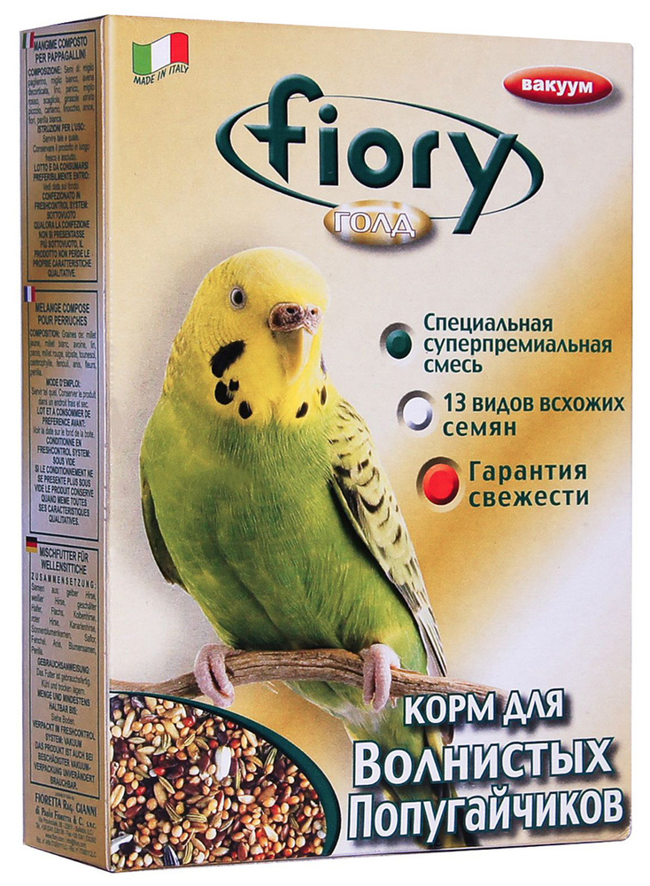 Корм для птиц FIORY ORO MIX COCORY - Фиори корм для волнистых попугаев (400 гр)  #1