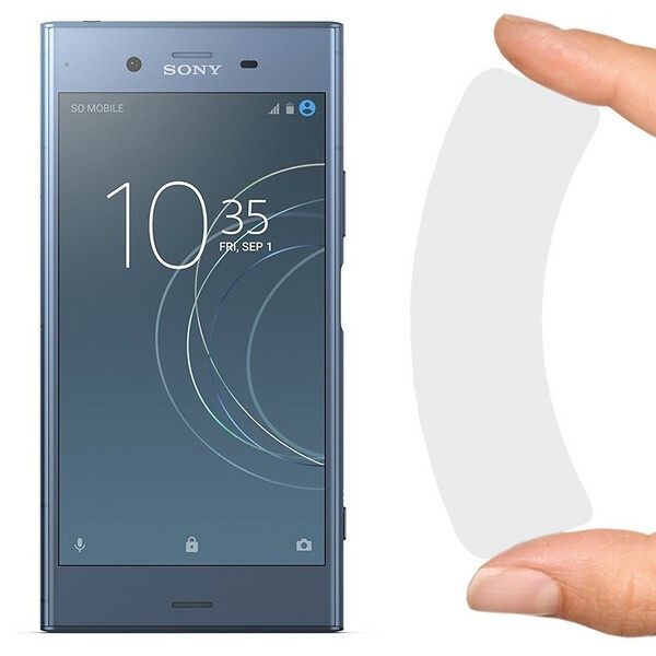 Стекло защитное гибридное Krutoff для Sony Xperia XZ1 #1