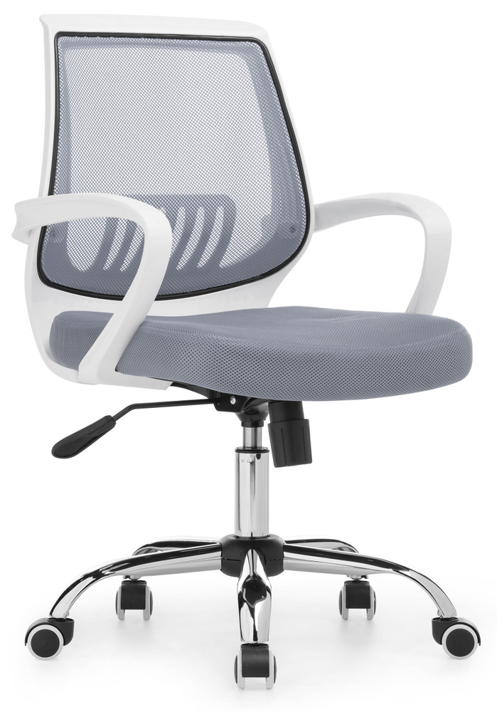 Компьютерное кресло Luka light gray / white #1
