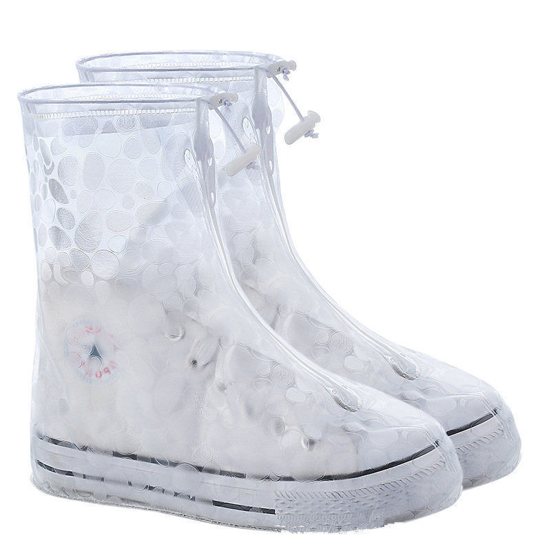 Бахилы многоразовые для обуви, цвет прозрачные "галька", размер 43-44 (XXL) защита от воды, дождевик #1