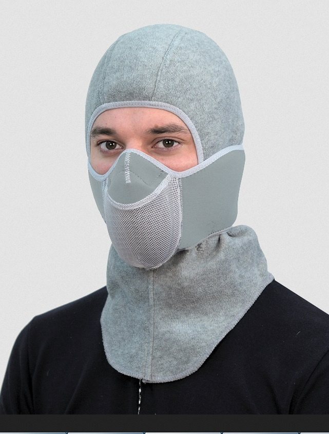 Тепловая маска для лица САЙВЕР балаклава 3 в 1 зимняя для лица от холода для горных, беговых лыж и сноуборда, #1