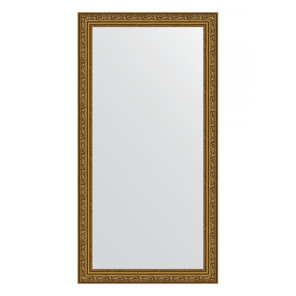 Зеркало в багетной раме - виньетка состаренное золото 56 mm (54х104 cm) (EVOFORM) BY 3071  #1