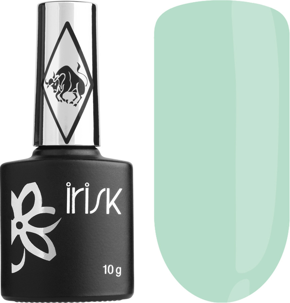 IRISK Гель лак для ногтей, для маникюра Zodiak, Оттенок №28 пастельный зеленый, 10 мл.  #1