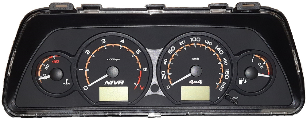 Комбинация приборов Шевроле-Нива 212303801010-17-0, с черными колодцами ...