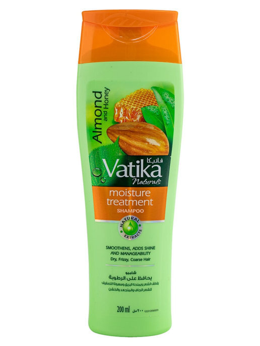 Dabur Vatika Шампунь для волос увлажняющий МИНДАЛЬ И МЕД (Moisture Treatment) / Дабур Ватика / 200 мл #1