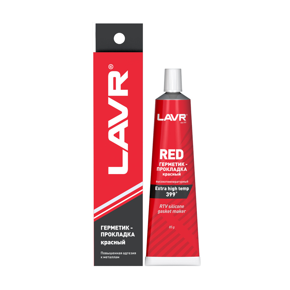 LAVR Герметик-прокладка красный высокотемпературный Red , 85 Г / Ln1737  #1