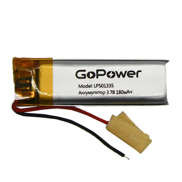 Аккумулятор Li-Pol GoPower LP501335 PK1 3.7V 180mAh #1