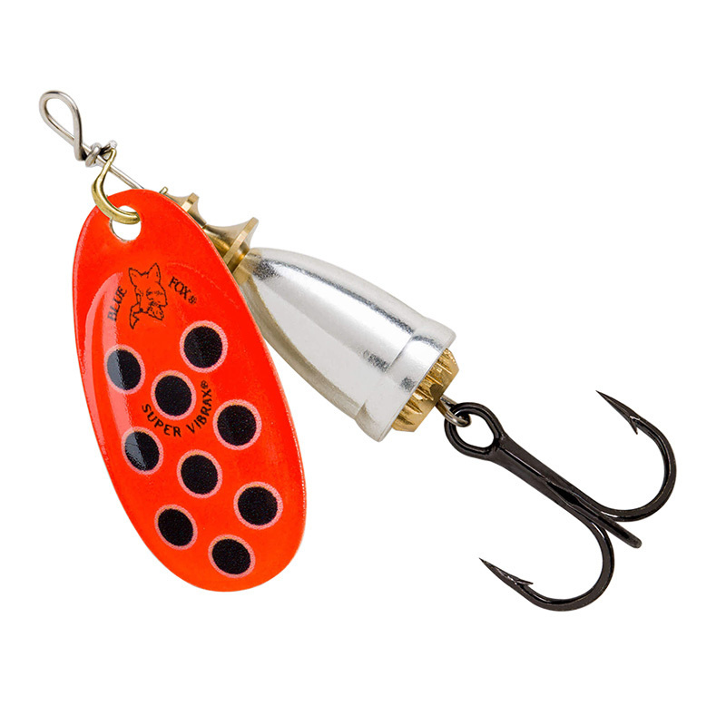 Блесна вертушка BLUE FOX Hot Pepper 1 / RBS / 4гр приманка для рыбалки, на щуку, на окуня - подарок рыбаку #1