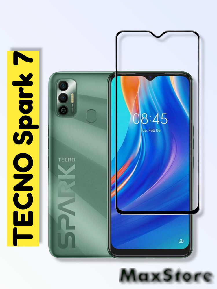 Защитное стекло 5D-9D для Tecno Spark 7/8P/8C/Pop 5 LTE/GO 2022 6 GO/стекло Техно спарк 7 8Р 8П 8Ц 8С #1