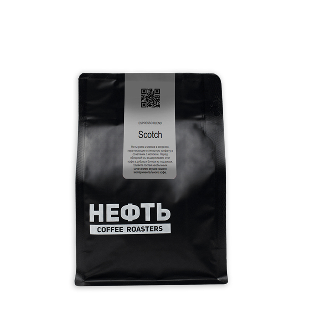 НЕФТЬ coffee Espresso Blend Scotch кофе в зернах 250 грамм , 100 % арабика  #1