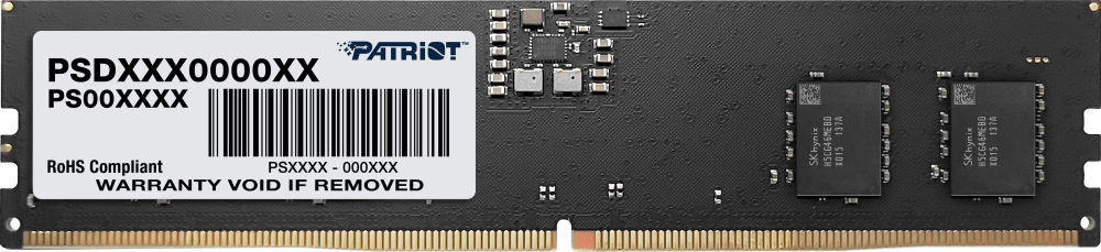 Patriot Memory Оперативная память Оперативная память 8GB Patriot PSD58G480041 DDR5, 4800 MT/s, CL40 1x8 #1