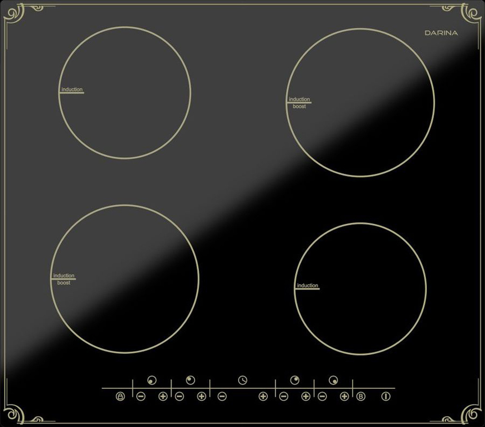 Варочная панель индукционная Darina P8 EI 305 черный #1