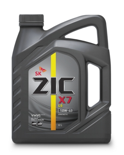 ZIC X7 LS 10W-40 Масло моторное, Синтетическое, 6 л #1