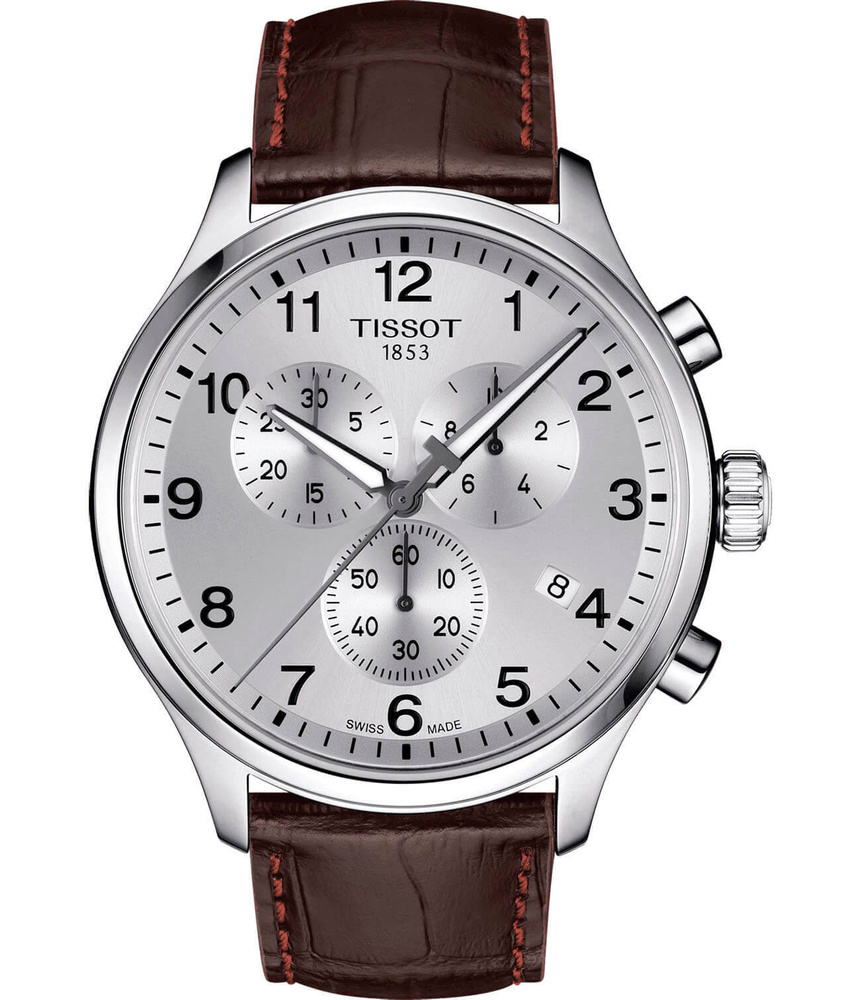Мужские швейцарские часы-хронограф Tissot Chrono XL Classic T116.617.16.037.00 (T1166171603700)  #1