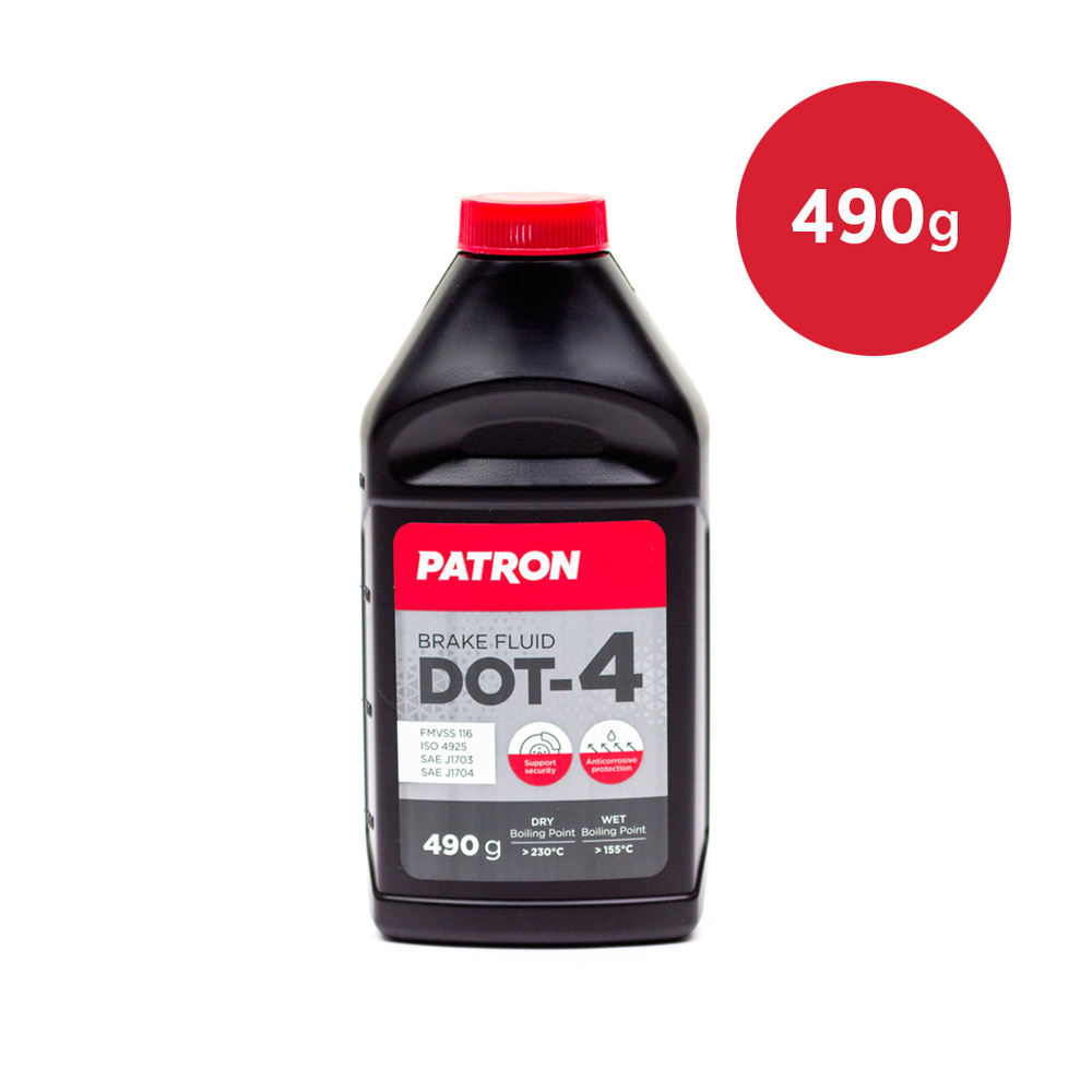 Жидкость тормозная 0,49L DOT-4 Patron.PBF450 #1