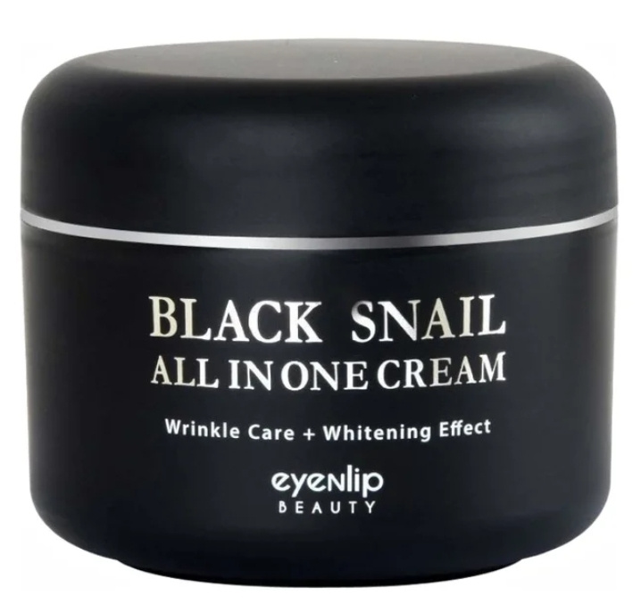 Eyenlip beauty, Крем для лица многофункциональный с экстрактом черной улитки Black Snail All In One Cream #1