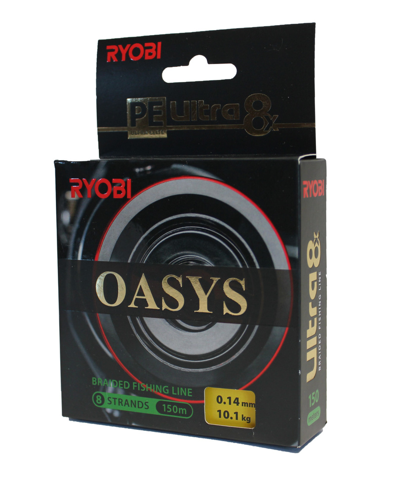 Плетеный шнур RYOBI OASYS Yellow 0,14mm 150m test - 10.1 кг #1