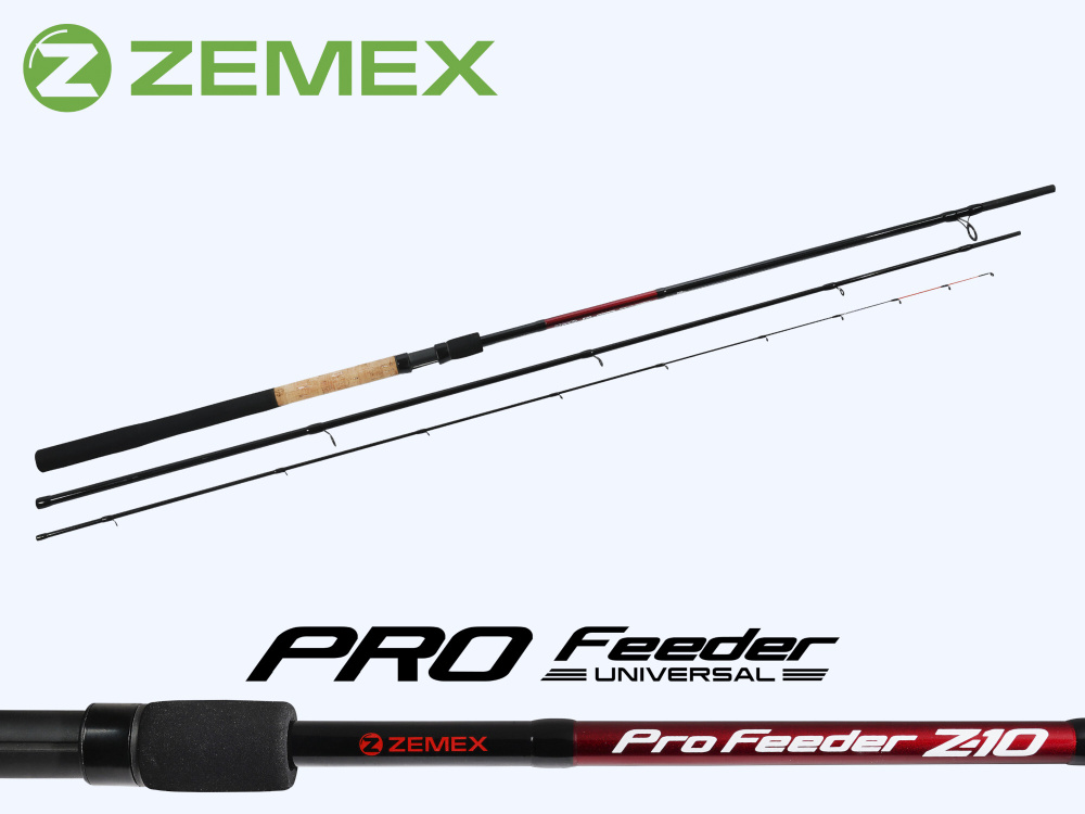 Удилище фидерное ZEMEX PRO Feeder Z-10 до 120 гр, 390 см #1