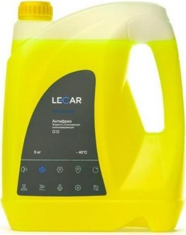 Антифриз LECAR LECAR000071210 G-12 в фирменной упаковке LECAR желтый 5кг  #1