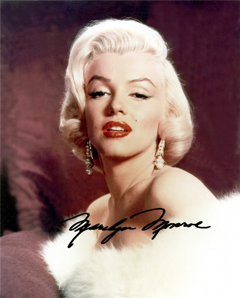 Автограф Мэрилин Монро - Автограф Marilyn Monroe Actress - Фото с автографом, Подписанная фотография, #1