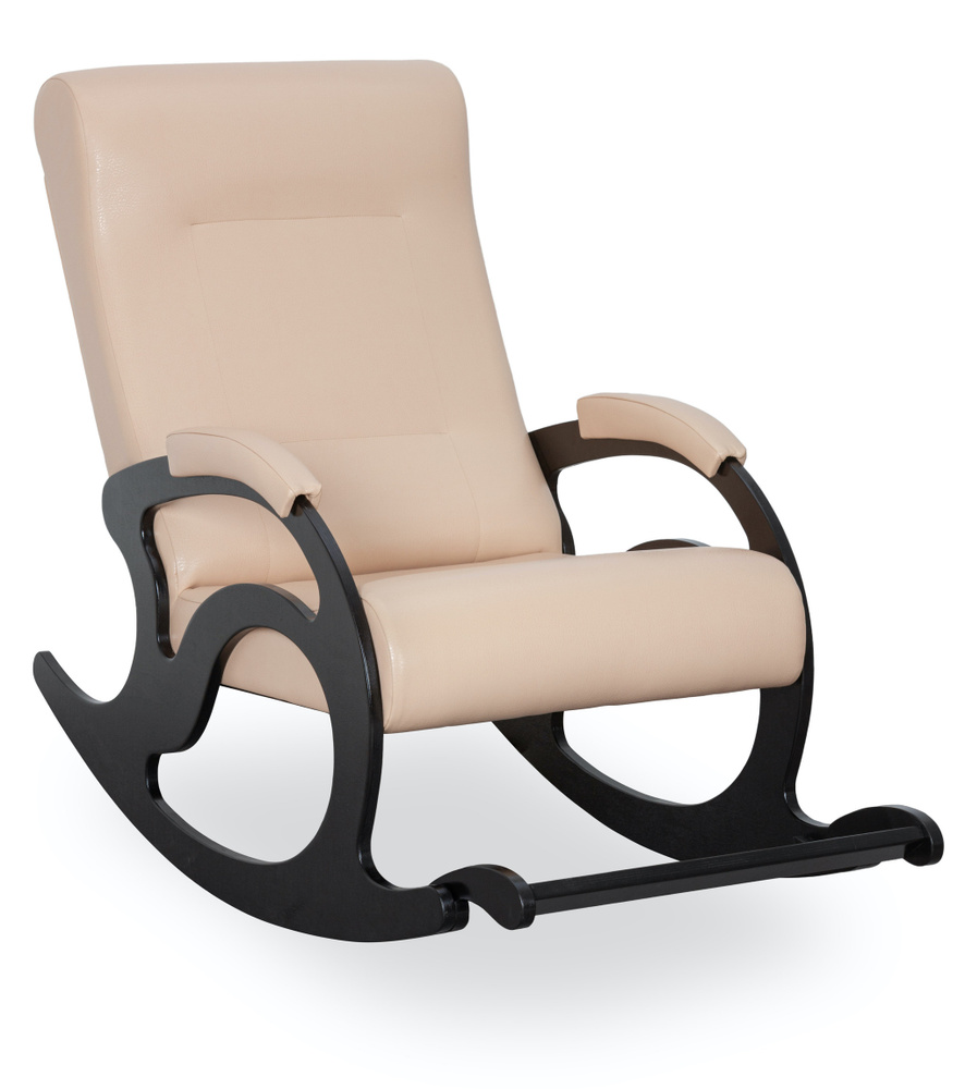 Кресло-качалка Ларгус 4 с подножкой для дома и дачи, 64х132х90 см  #1