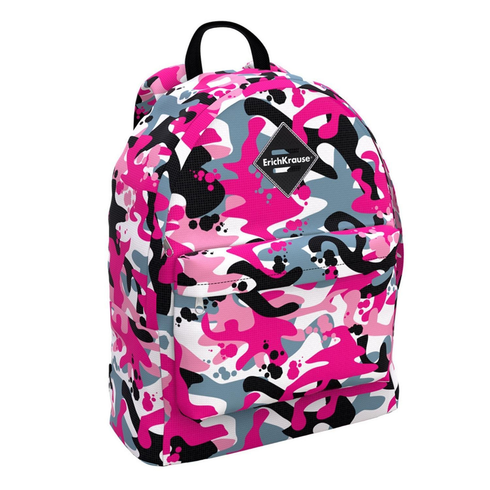 Рюкзак ErichKrause EasyLine 17L Pink Camo #1