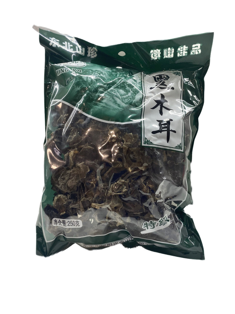 Китайские чёрные древесные грибы, 250 гр. #1