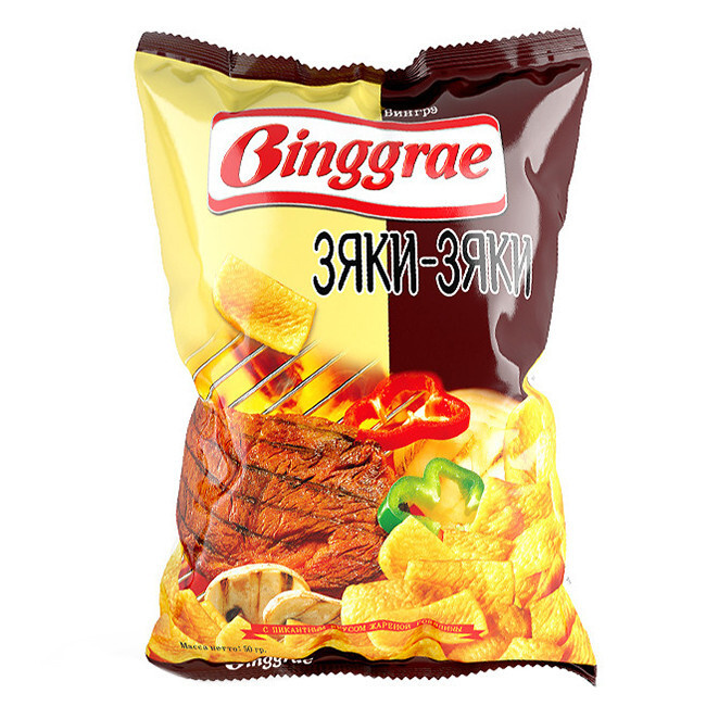 Binggrae Чипсы Зяки-Зяки, 50 г #1