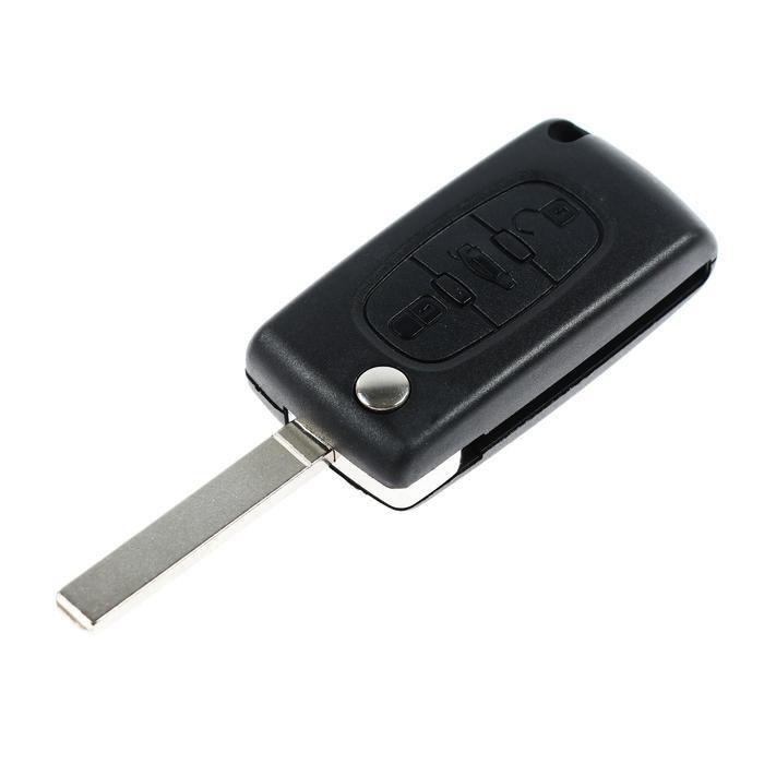 Корпус ключа, откидной, Peugeot / Citroen #1