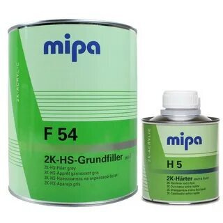 Грунт-наполнитель F54 Mipa черный, 1л+0,25 отвердителя #1