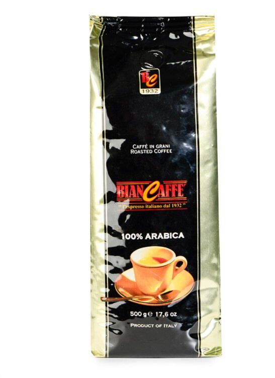 Кофе в зернах Arabica 100%, Biancaffe, 500 г, Италия #1