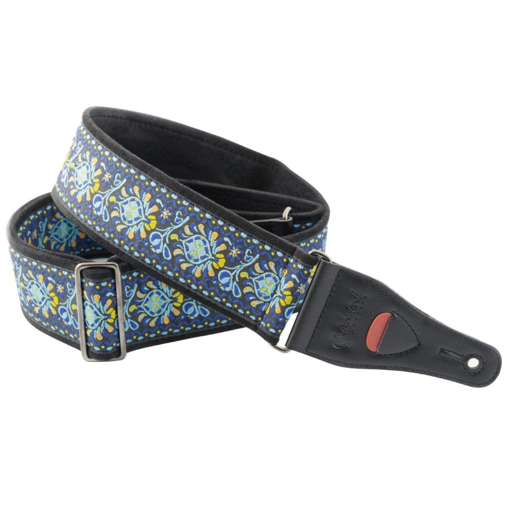 8419612000339 Standard Plus Woodstock II Blue Ремень для гитары, RightOn Straps #1