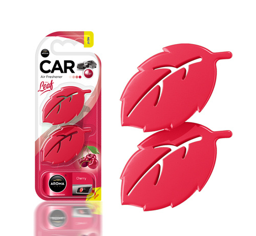Ароматизатор для автомобиля "Aroma Car" Leaf 3D mini Cherry, Польша #1
