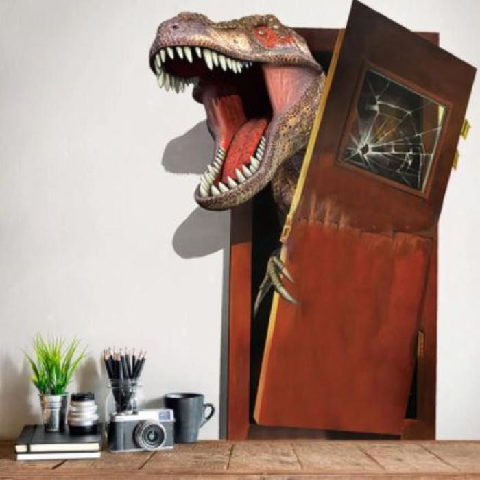 Наклейка 3Д интерьерная Динозавр 60*45см #1