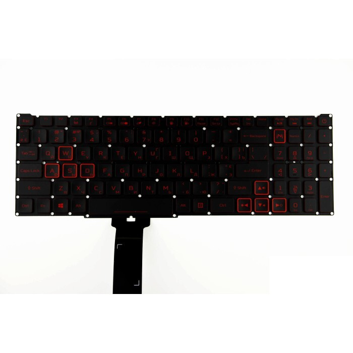 Клавиатура для ноутбука Acer Nitro 5 AN515-54 с подсветкой p.n: NKI15130NA, 935064CDK201, PK132K11A04 #1