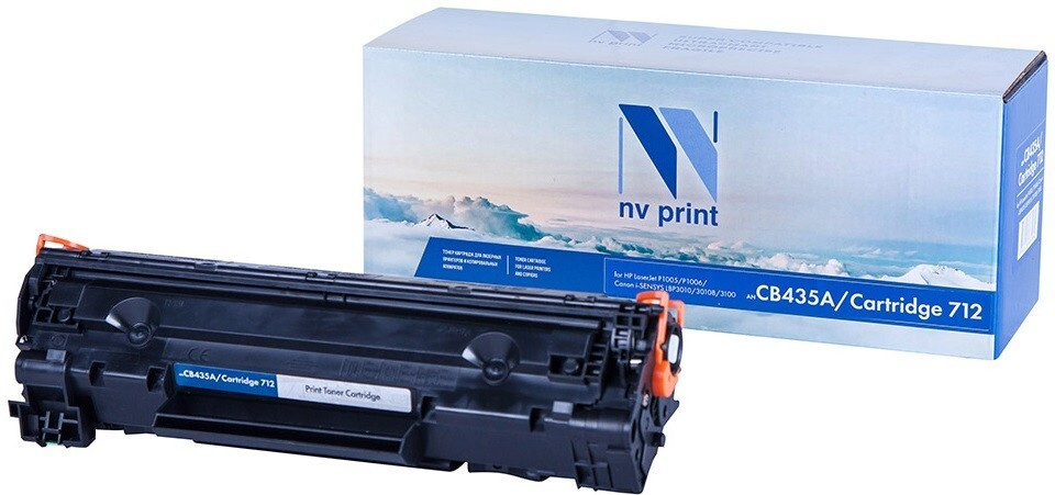 Тонер-картридж NV Print NV-CB435A-712, лазерный, черный #1