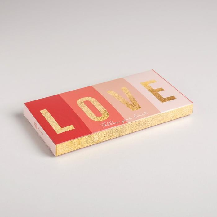 Коробка для шоколада With Love, 17,3x8,8x1,5 см. /3 штуки/ #1