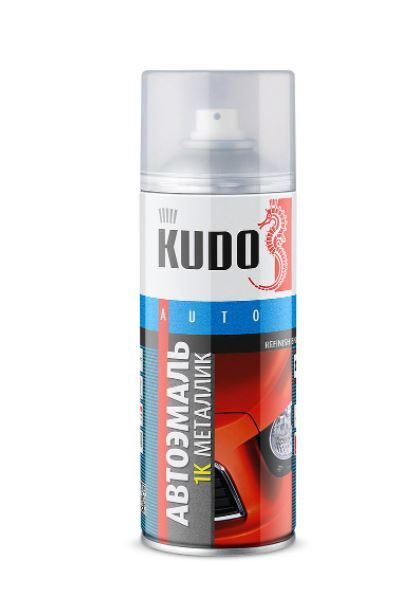 Эмаль номерная KUDO KU-41206 металлик Талая вода-206 520мл #1