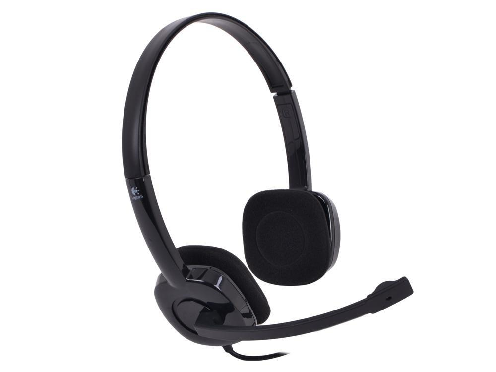 Наушники Logitech Stereo Headset H151 черный 981-000589 #1