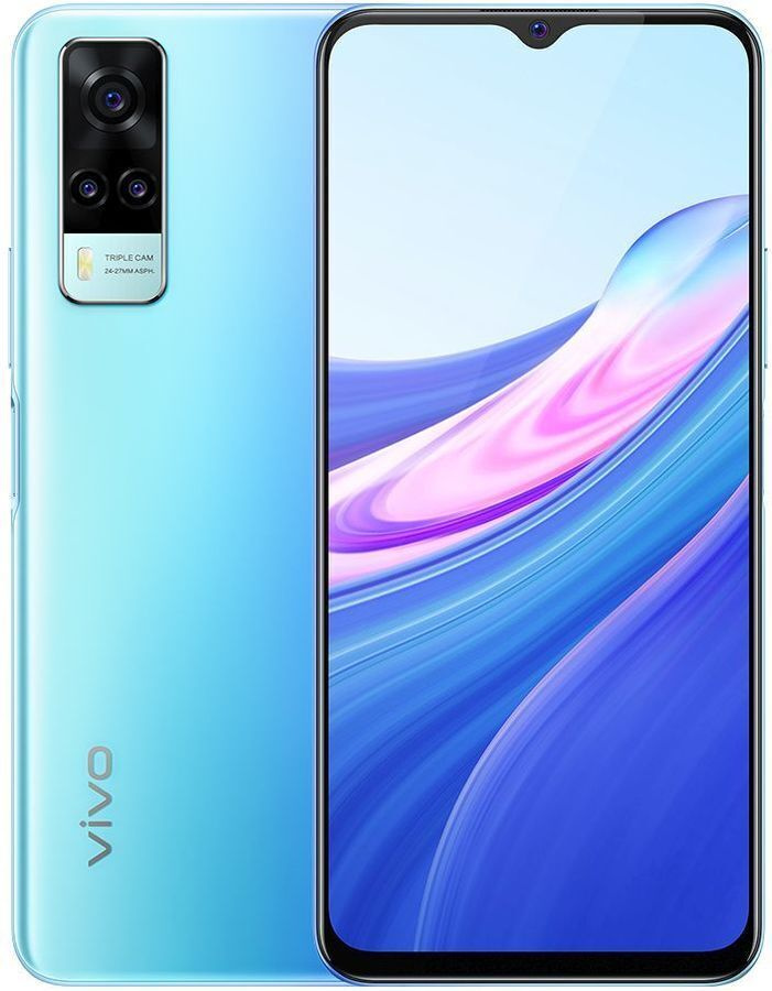 Vivo Смартфон Y31 (Y31) 4/64 ГБ, голубой #1