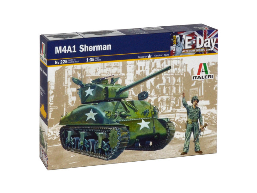 0225 Italeri Танк M4 A1 Sherman (1:35) #1