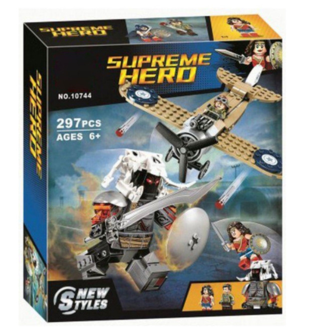 Конструктор для мальчиков и девочек DC Super Heroes "Битва чудо-женщины", совместим с Лего LEGO Marvel #1
