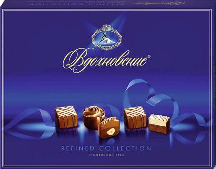 Конфеты шоколадные Вдохновение Трюфельный Крем 170 г #1