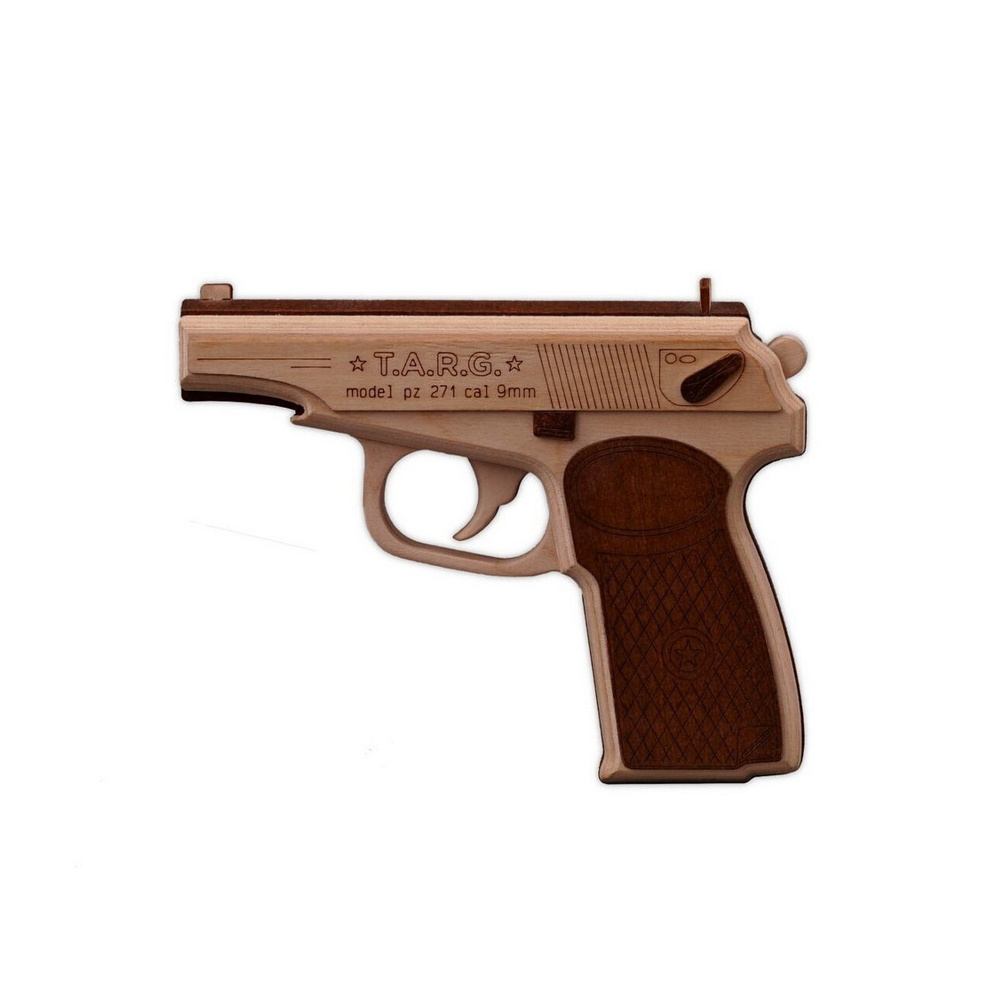 Сборная деревянная модель Пистолет PM-9mm (TARG) - купить с доставкой ...